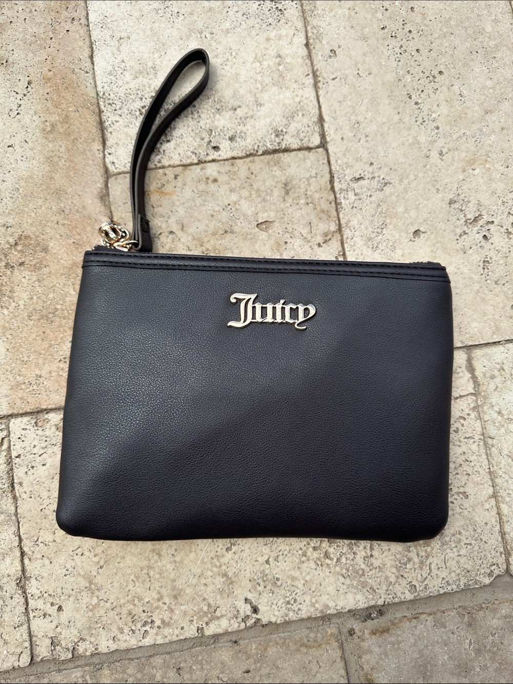 Juicy Couture Dark Brown Wristlet Clutch